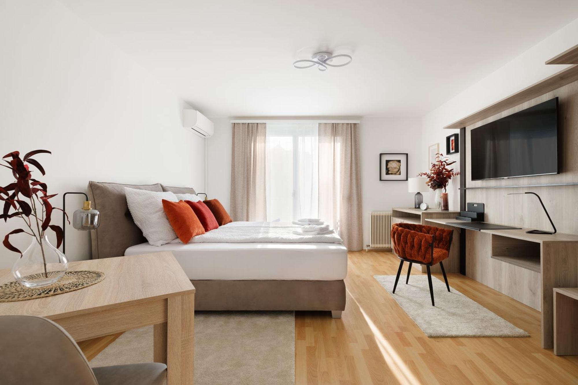 Neu! Apartment Mit Klimaanlage, Nahe Hauptbahnhof Vídeň Exteriér fotografie